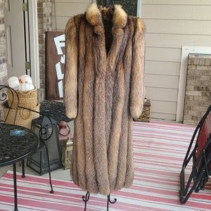 Vintage Red Fox Coat by Andrea James, NY  NJ